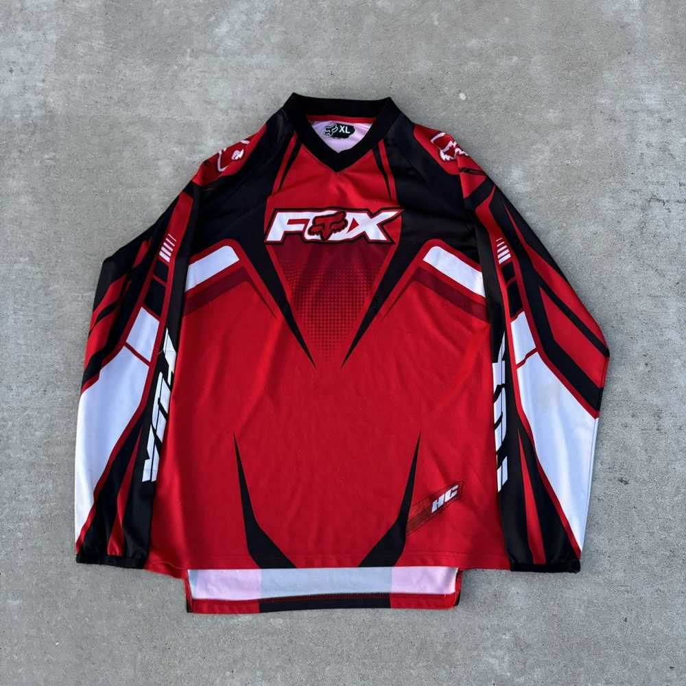 Fox × Jnco × Nike Vintage Y2K Black & Red Fox Rac… - image 1