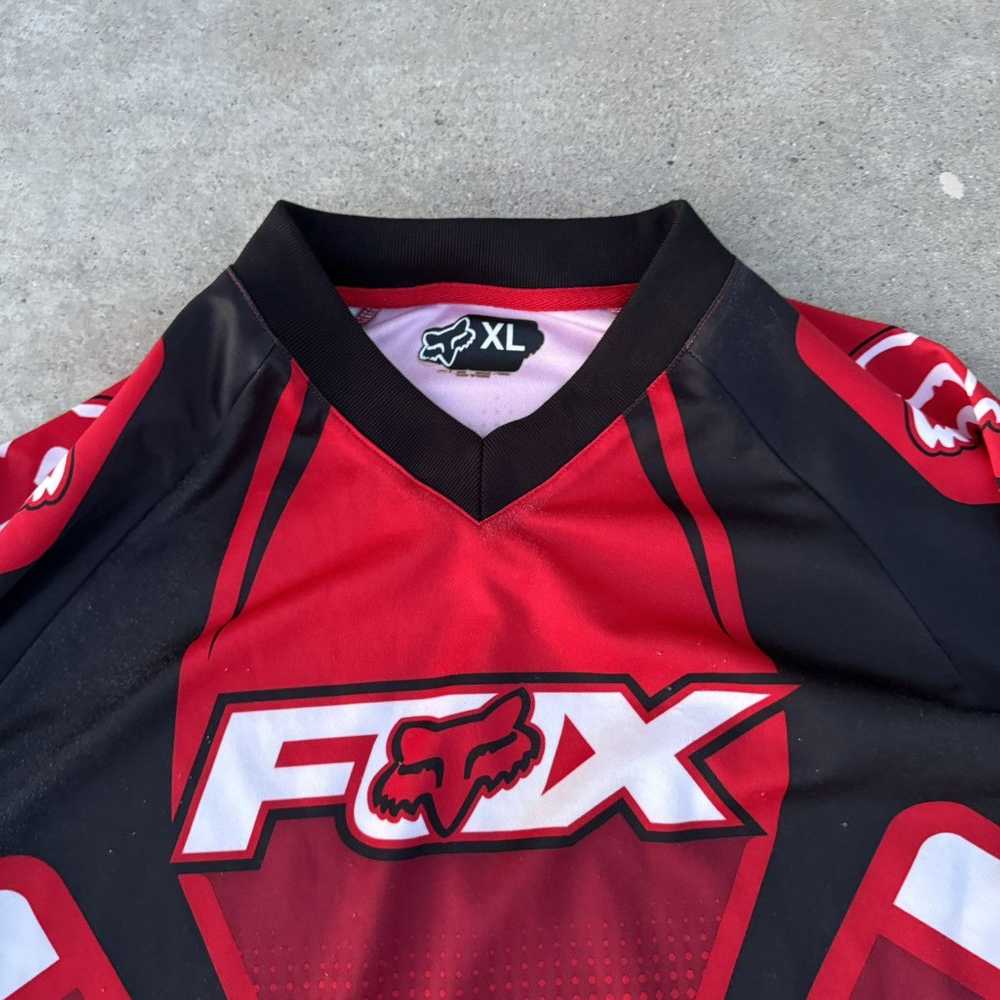 Fox × Jnco × Nike Vintage Y2K Black & Red Fox Rac… - image 2