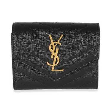 Yves Saint Laurent Saint Laurent Black Grain De Po