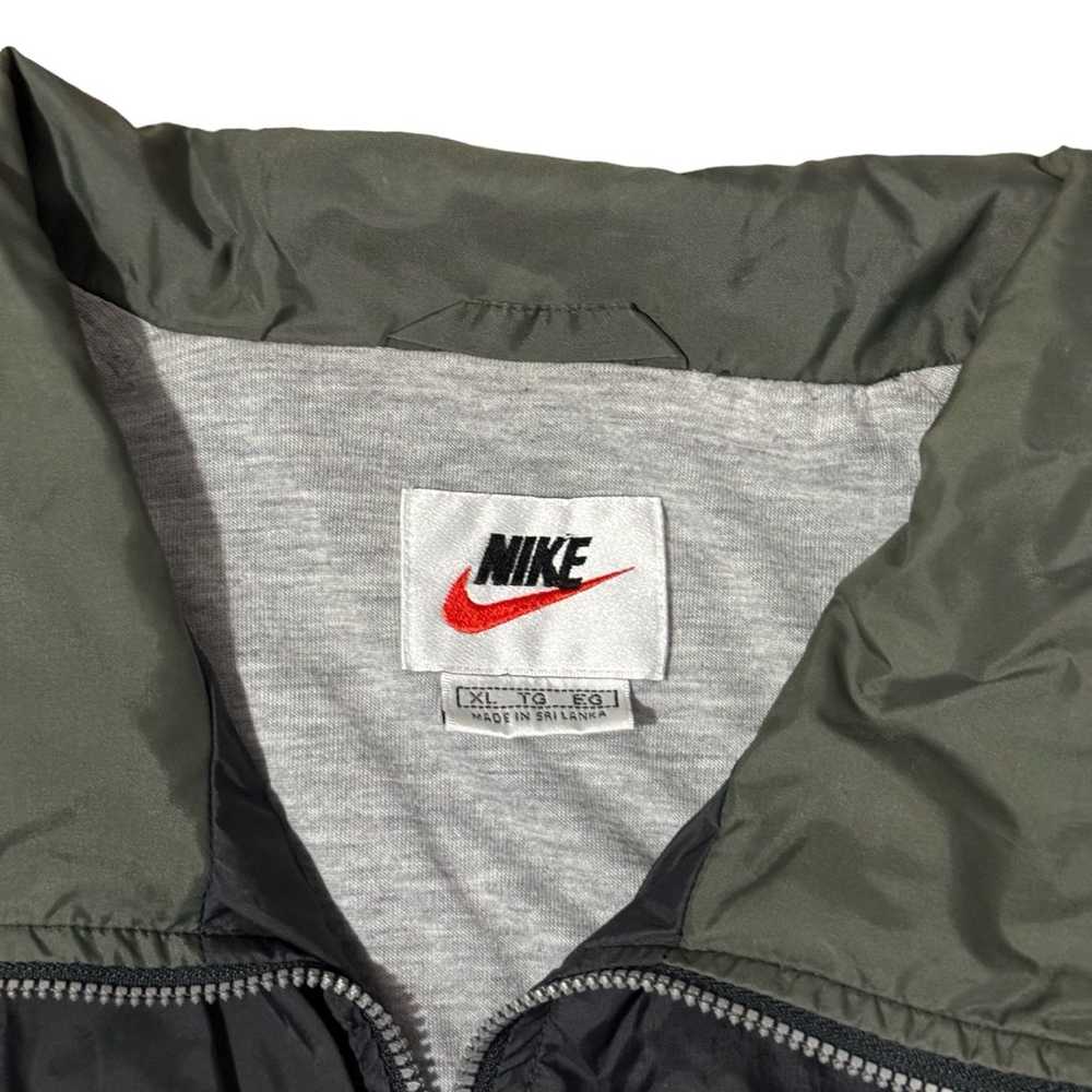 VTG Nike Windbreaker Jacket Men’s XL Zip Up Black… - image 2