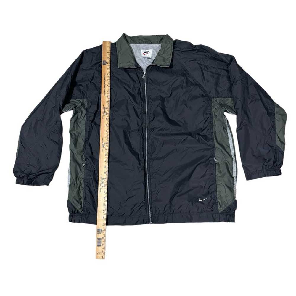 VTG Nike Windbreaker Jacket Men’s XL Zip Up Black… - image 6