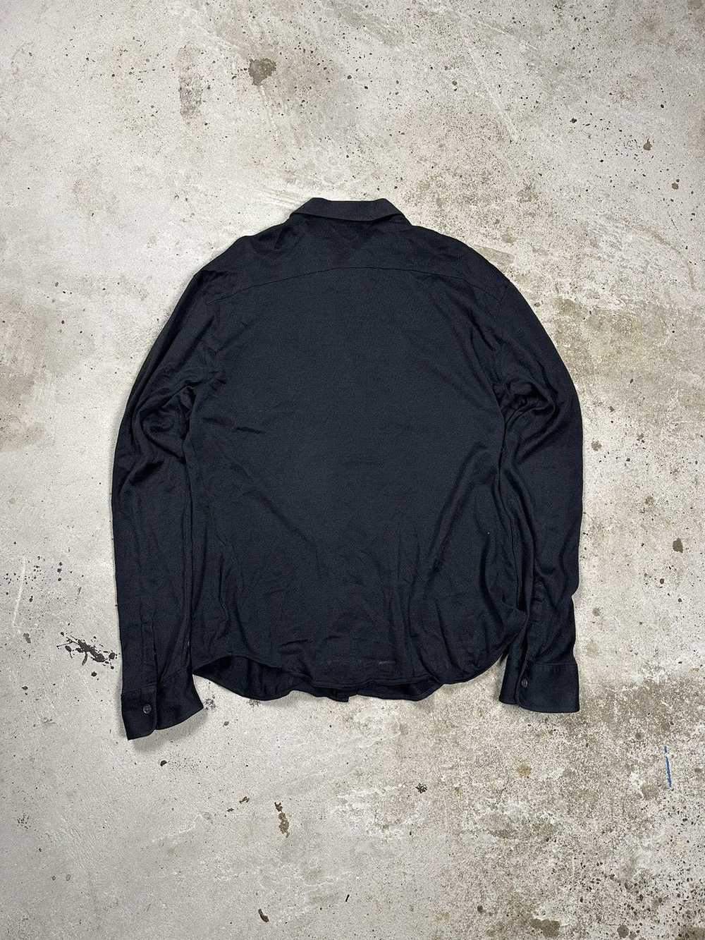 John Varvatos John Varvatos USA Silk Black Shirt … - image 2