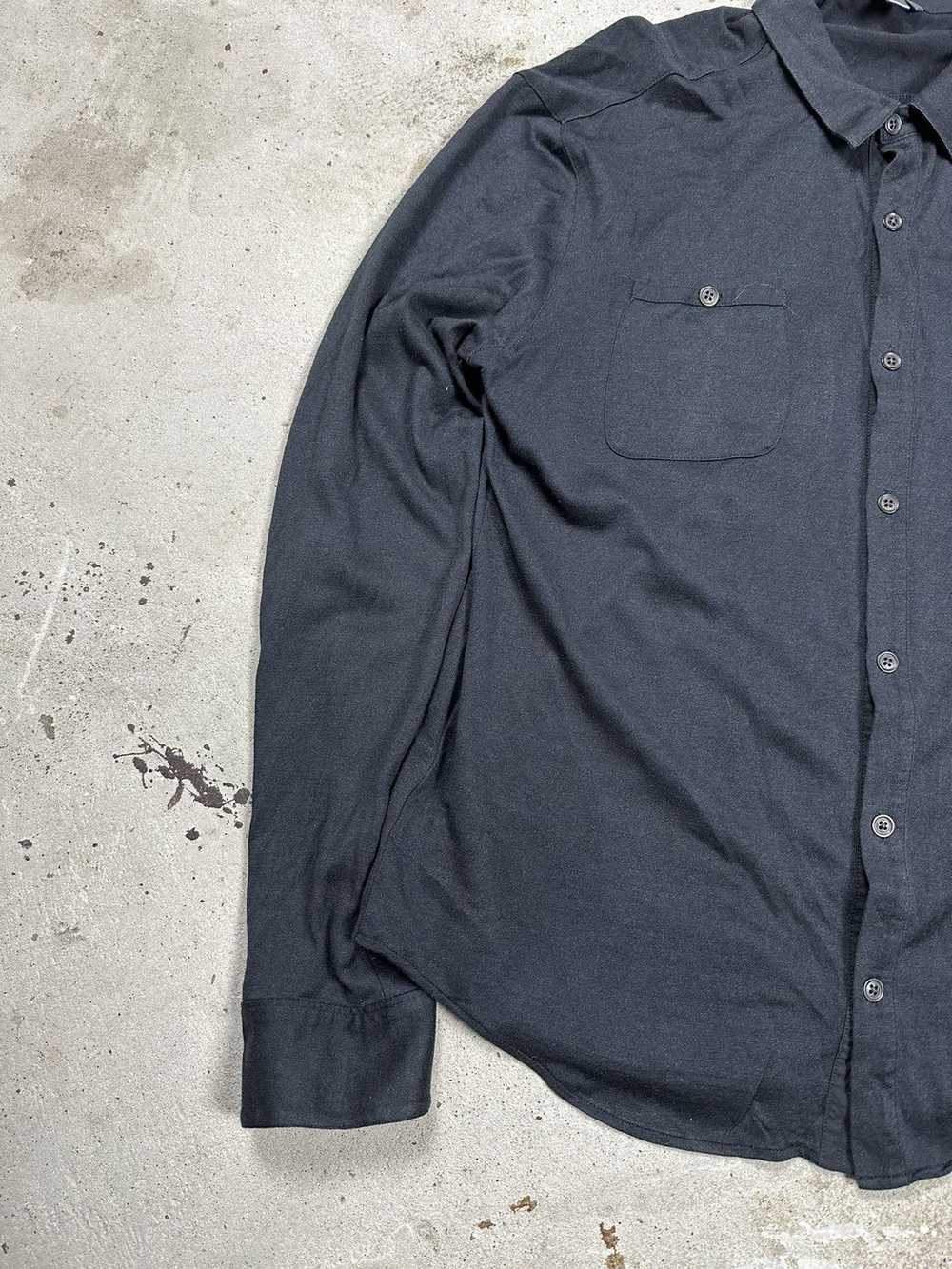 John Varvatos John Varvatos USA Silk Black Shirt … - image 3