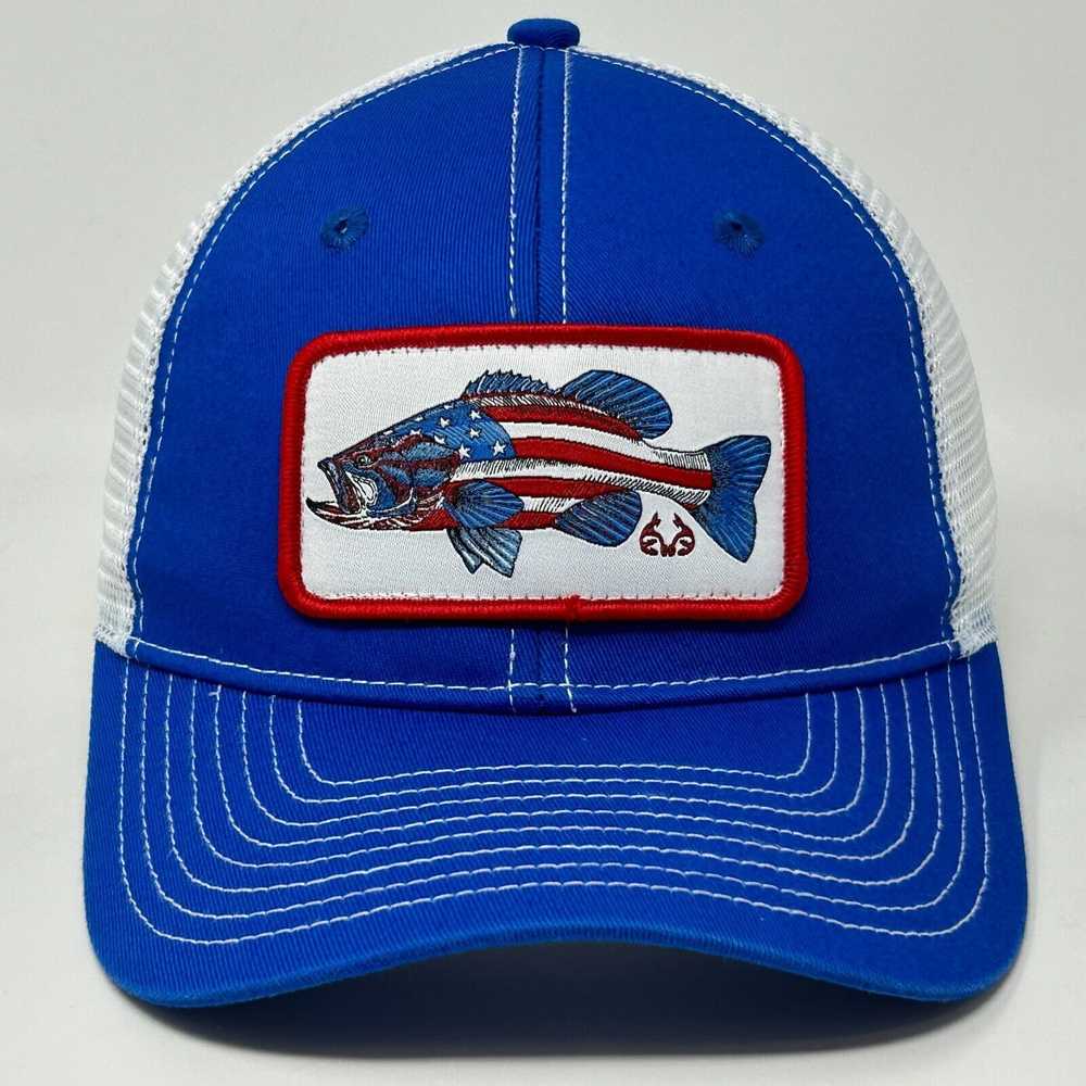 Realtree Realtree Patriotic Fishing Trucker Hat F… - image 9
