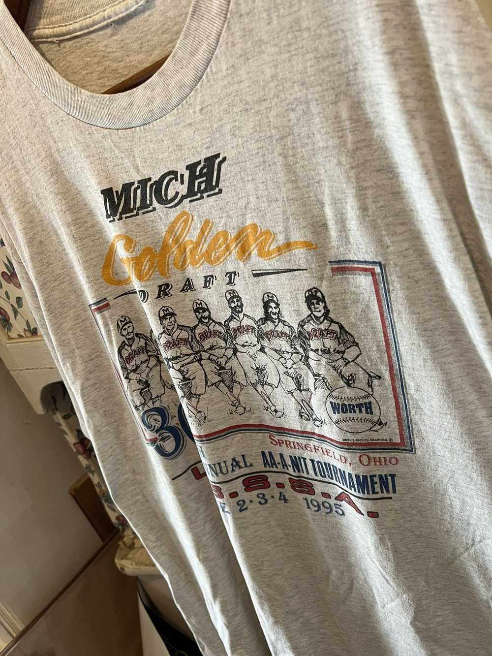 Vintage Vintage 90s Mich Golden Draft Tshirt - image 2