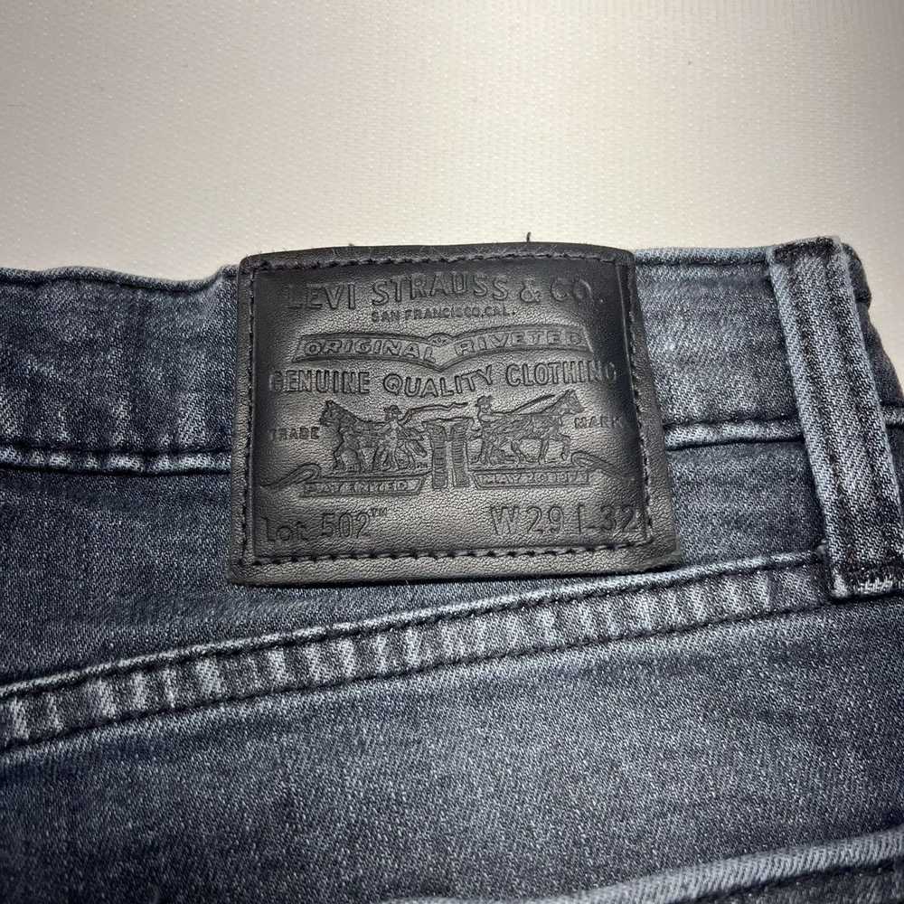 Levi's Levis Premium 502 Jeans Taper Fit Flex Den… - image 12