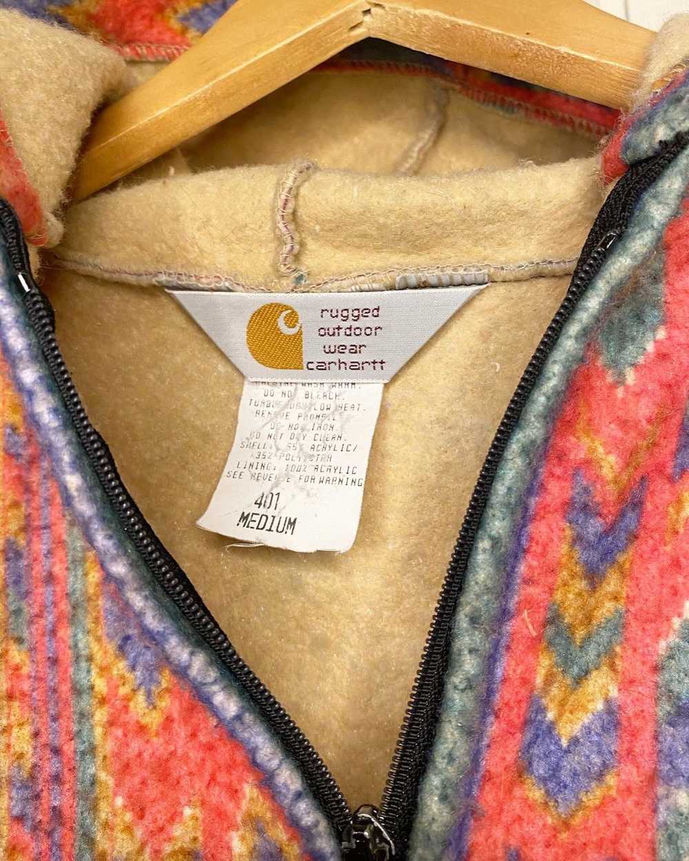 Carhartt × Vintage 80s carhartt aztec jacket - image 4