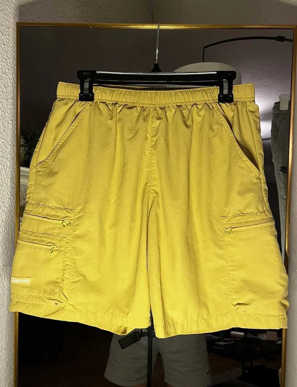 Supreme Supreme Cargo Water Shorts Pale Yellow SS… - image 1