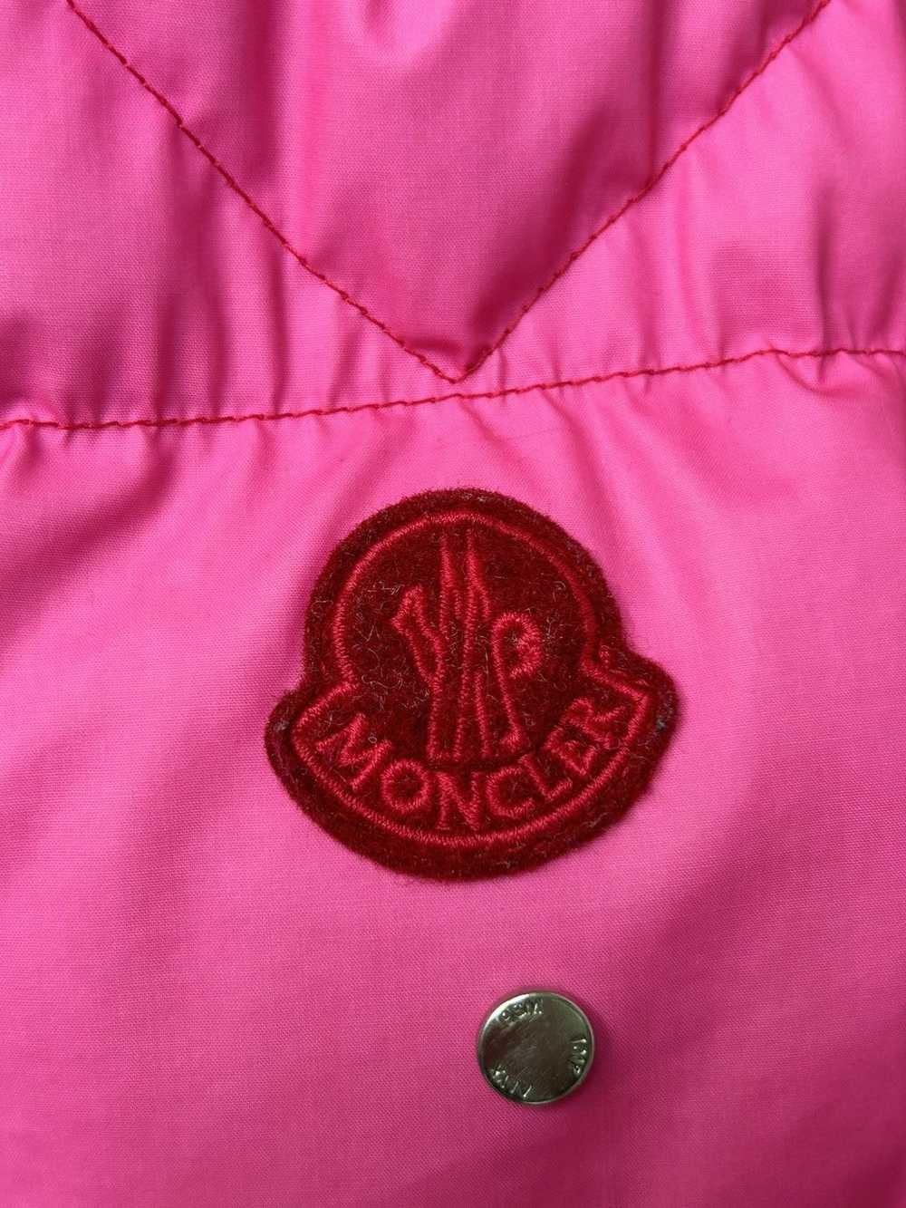 Moncler Pink Moncler Zip-Up Puffer Jacket - image 3