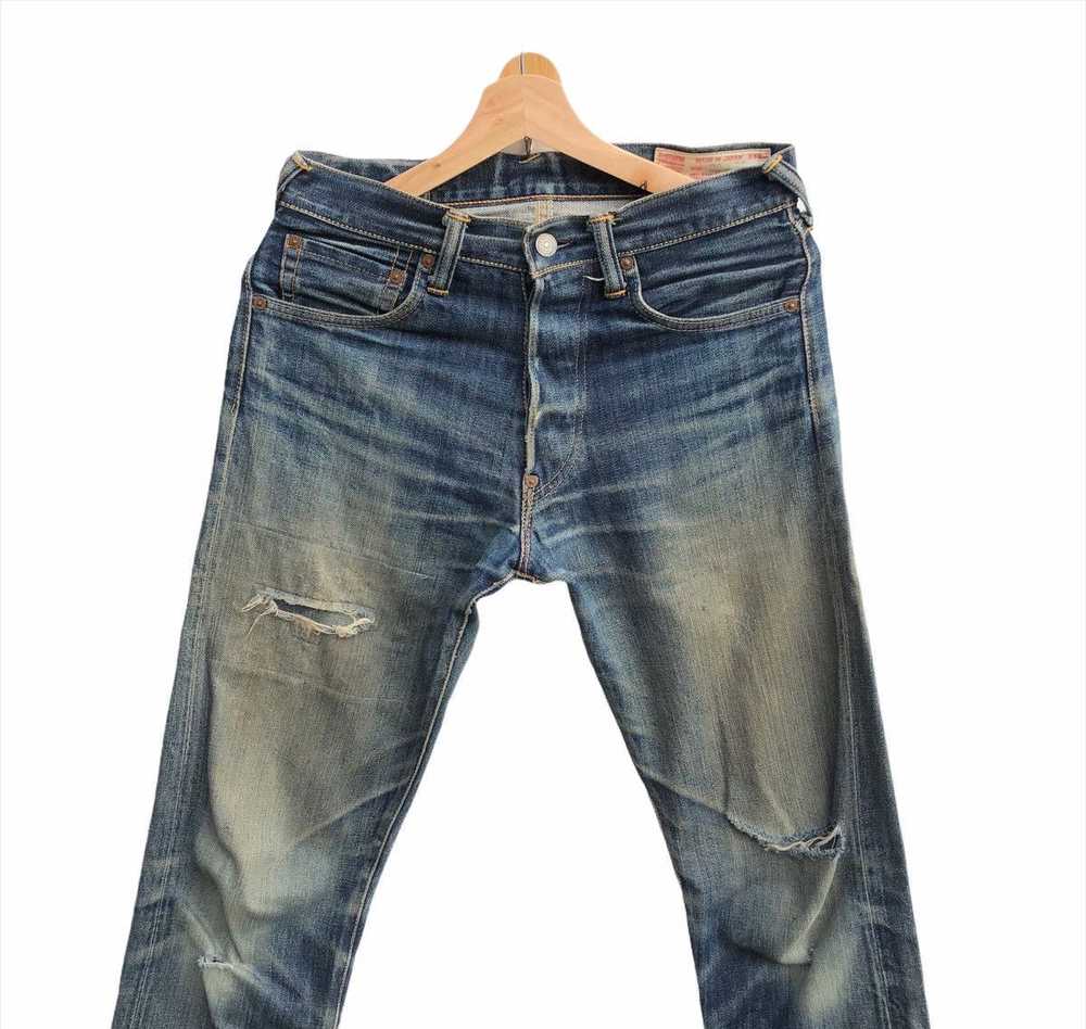 Evisu Vintage Evisu Distressed Denim Jeans - image 4