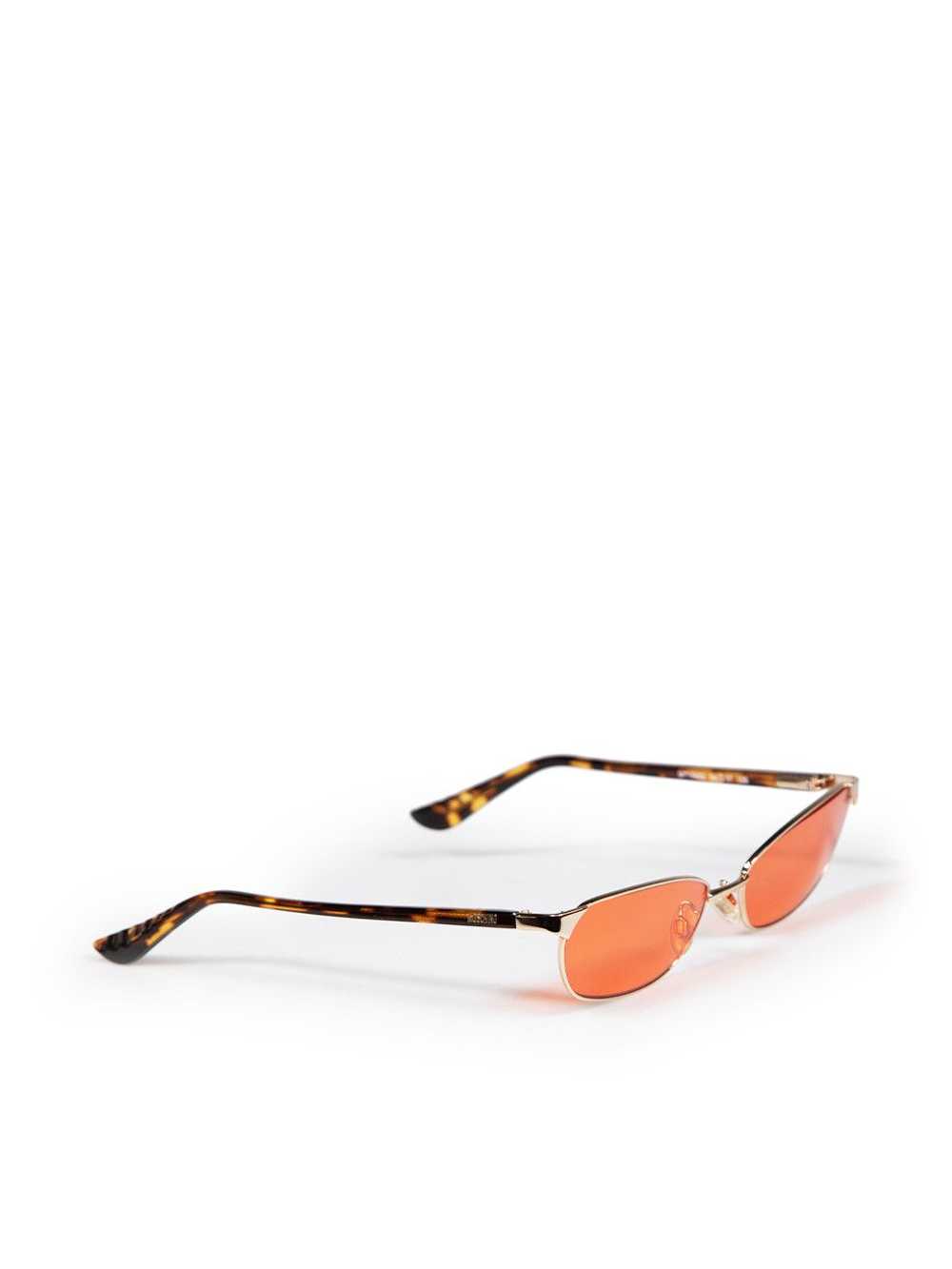 Moschino Red Cat Eye Tinted Sunglasses - image 2