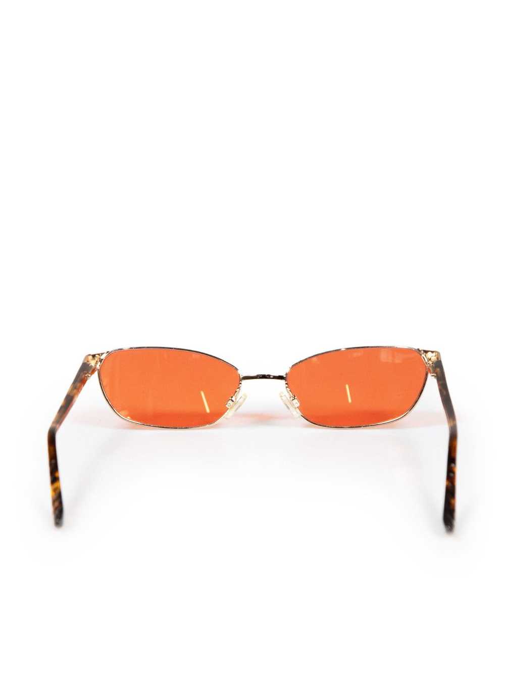 Moschino Red Cat Eye Tinted Sunglasses - image 3