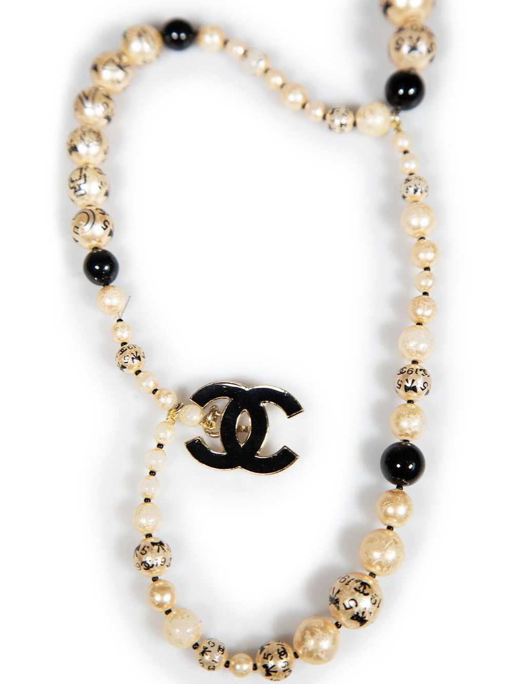 Chanel 2019 Faux Pearl Interlocking CC Belt - image 4