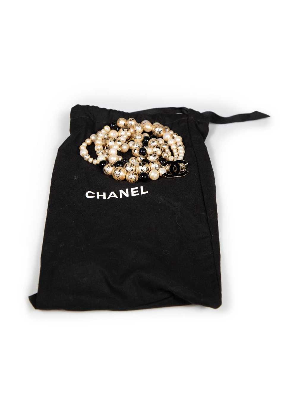 Chanel 2019 Faux Pearl Interlocking CC Belt - image 6