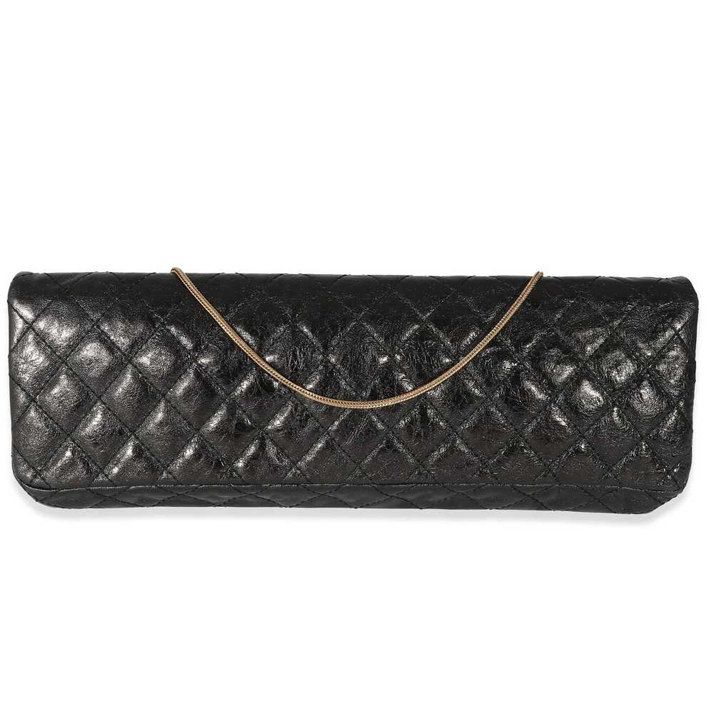 Chanel Chanel Black Quilted Glazed Calfskin East … - image 4