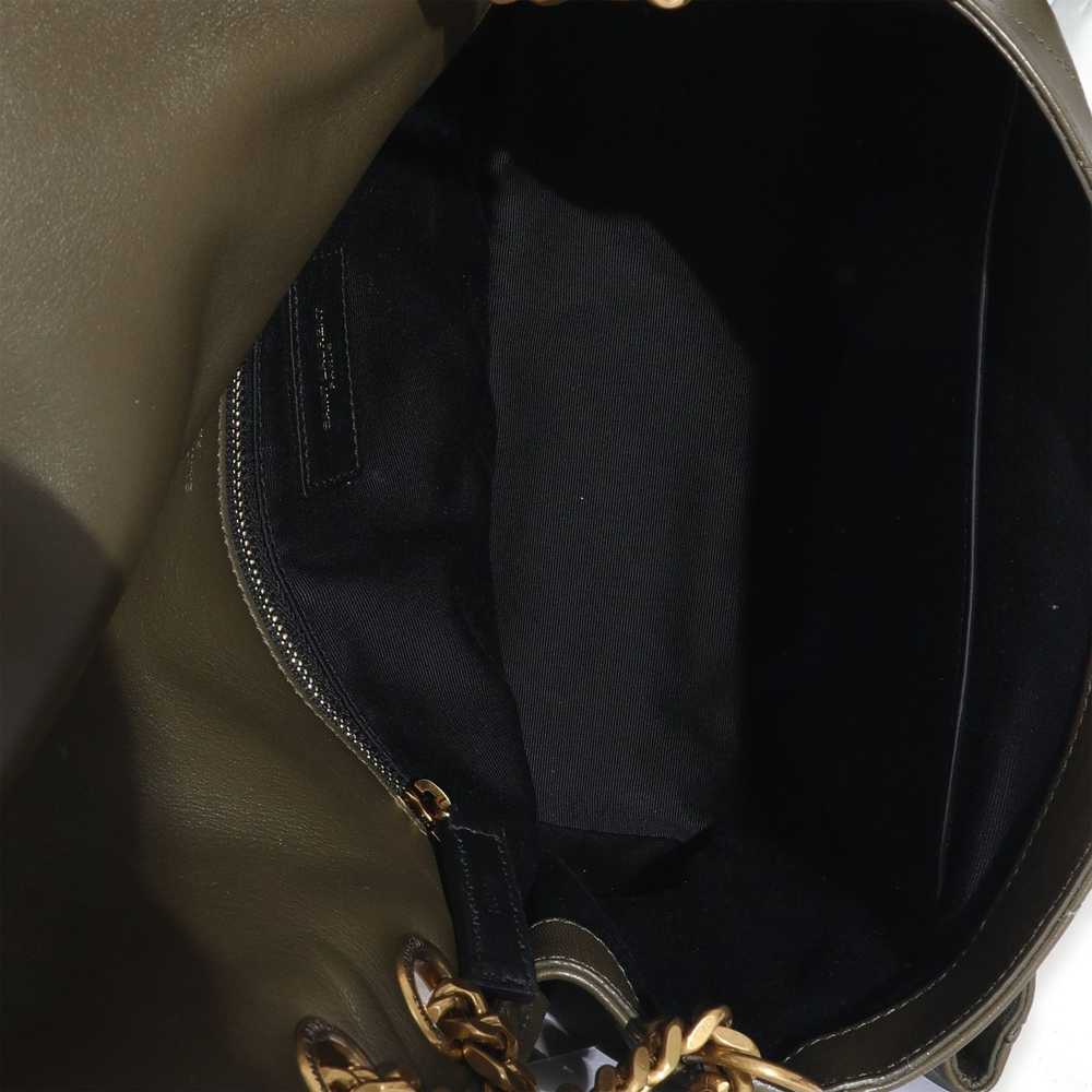 Yves Saint Laurent Saint Laurent Khaki Leather Me… - image 8