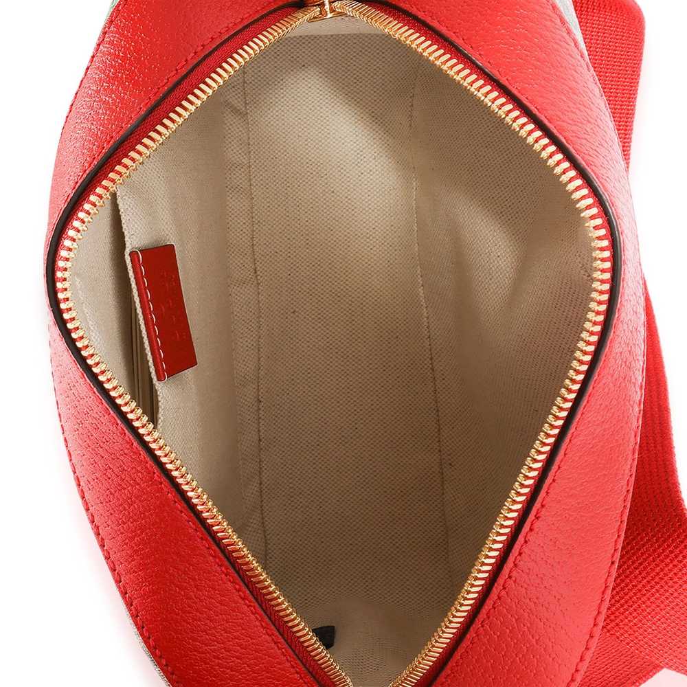Gucci Gucci GG Supreme & Red Leather Apple Should… - image 9