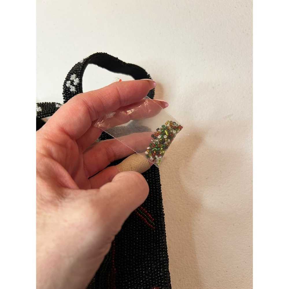 COCA-COLA Rare Vintage Hand Beaded Tote Handbag P… - image 5