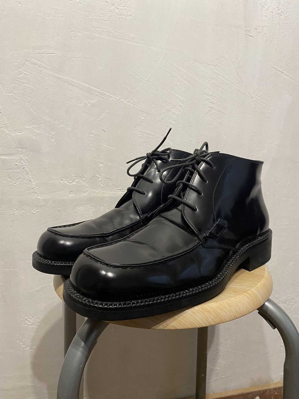 Hugo Boss Hugo Boss patent square boots black dre… - image 1