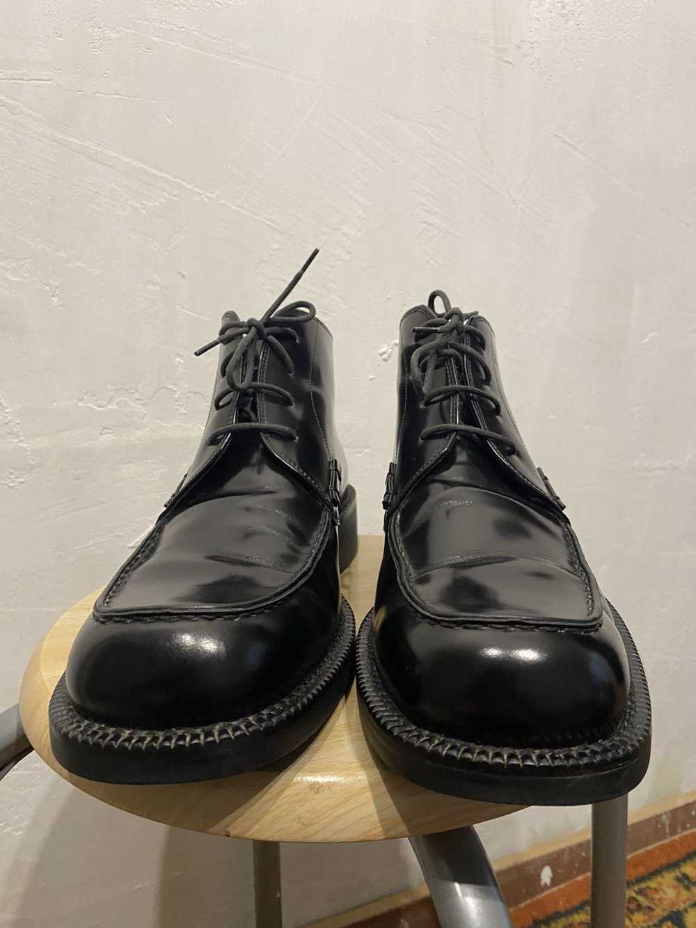 Hugo Boss Hugo Boss patent square boots black dre… - image 3