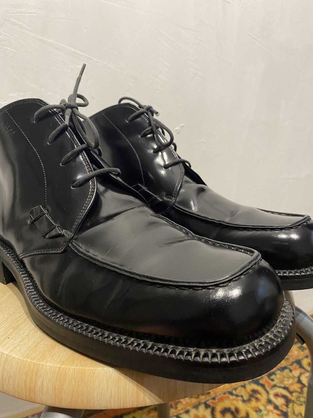 Hugo Boss Hugo Boss patent square boots black dre… - image 4