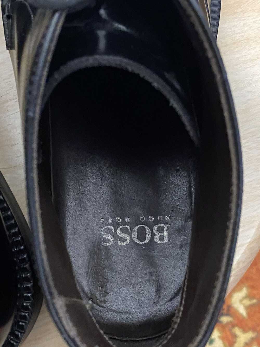 Hugo Boss Hugo Boss patent square boots black dre… - image 7