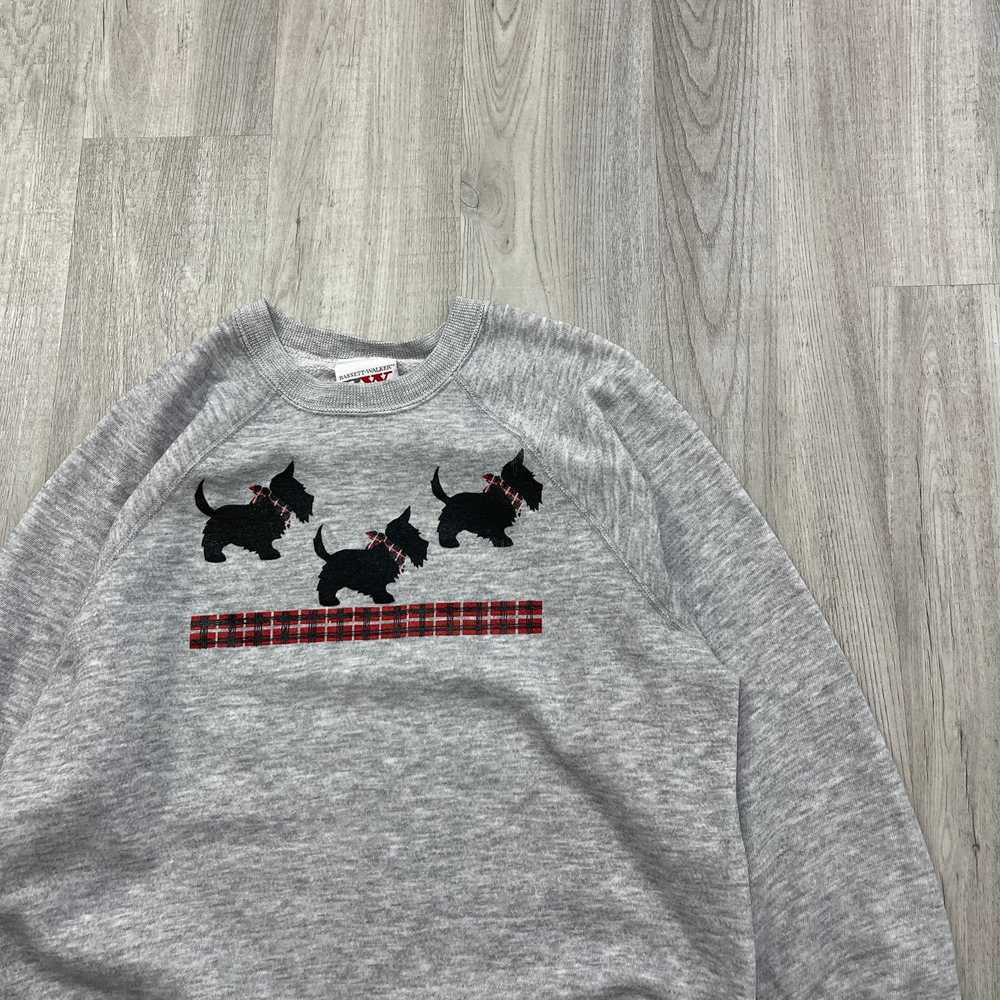 Vintage VINTAGE 80s Dog Doggy Puppy Crewneck Swea… - image 2