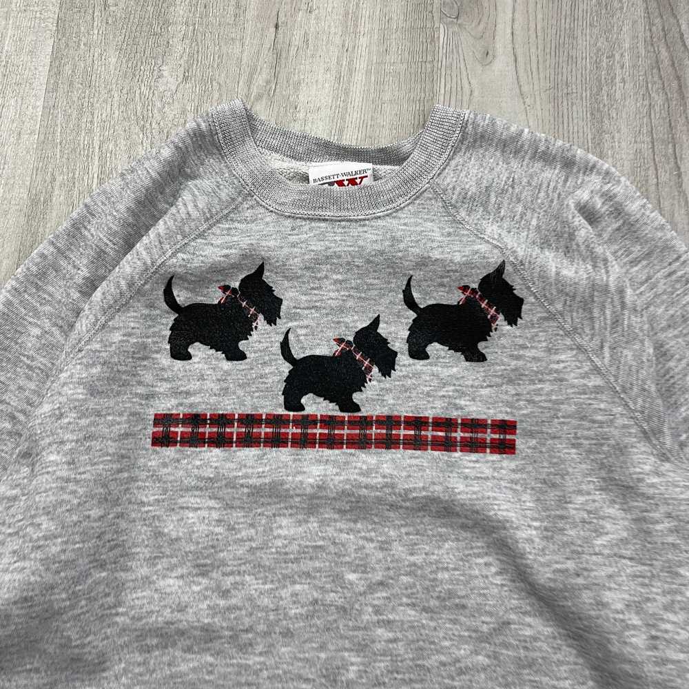 Vintage VINTAGE 80s Dog Doggy Puppy Crewneck Swea… - image 3