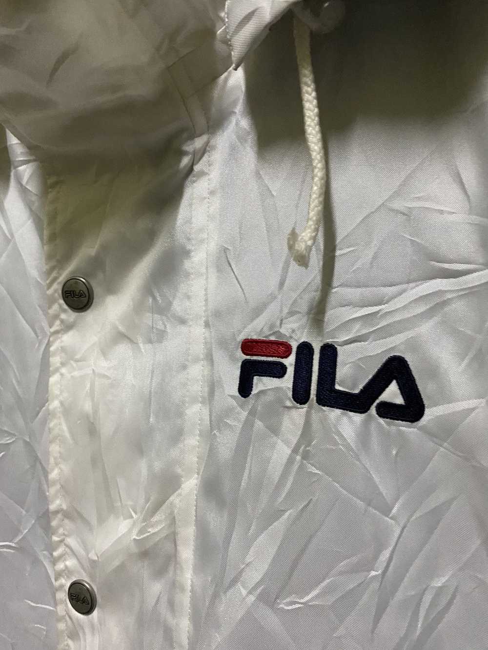 Fila × Streetwear × Vintage Fila Long Jacket Sport - image 5