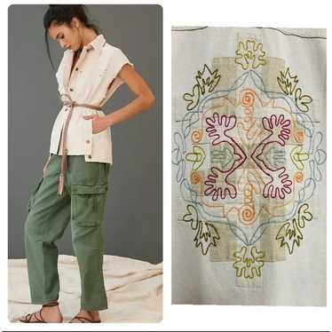 Anthropologie Anthropologie Pilcro embroidered de… - image 1
