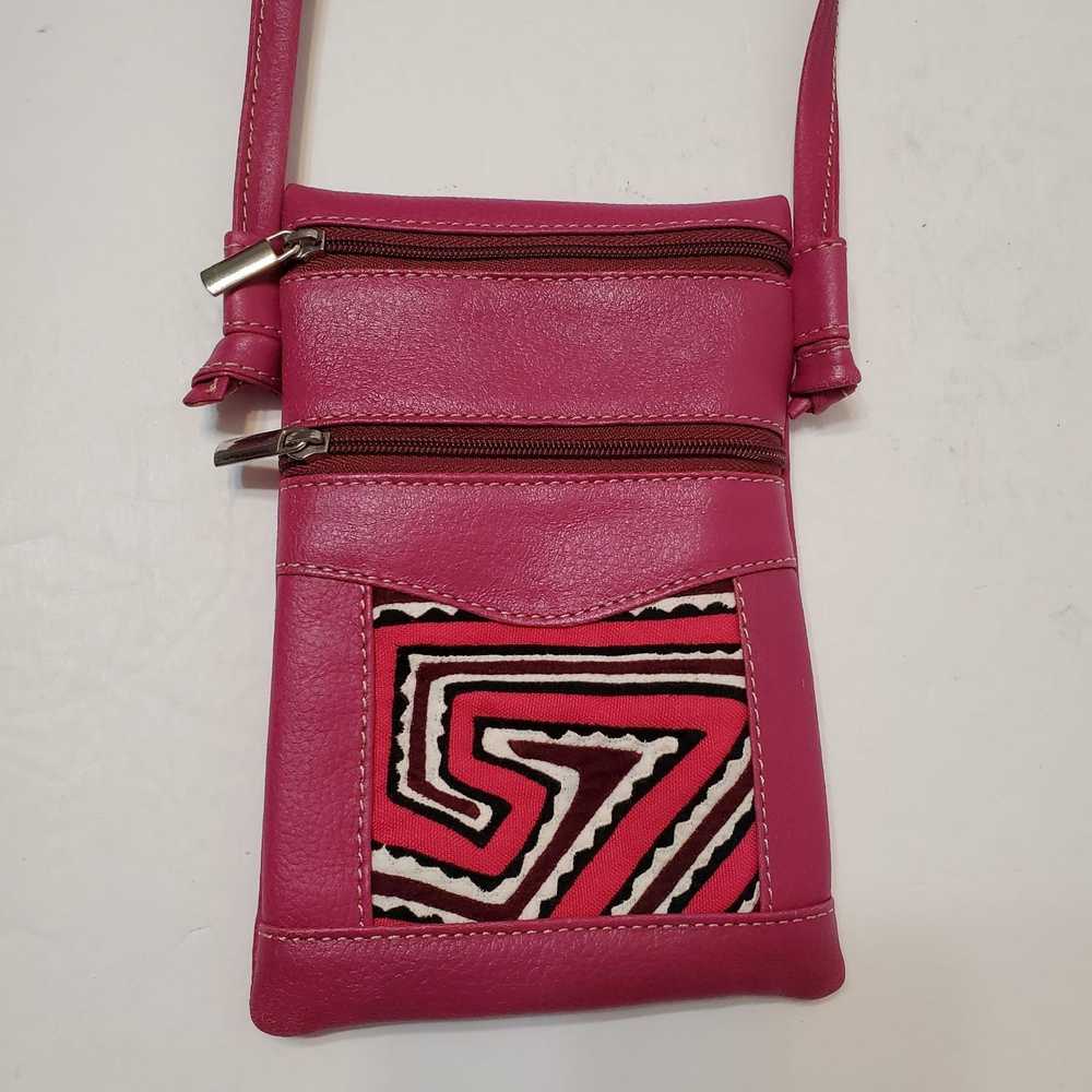 Other Handmade Fuchsia Leather Crossbody Bag from… - image 2