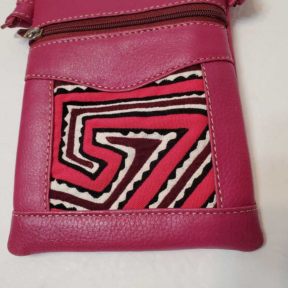 Other Handmade Fuchsia Leather Crossbody Bag from… - image 6