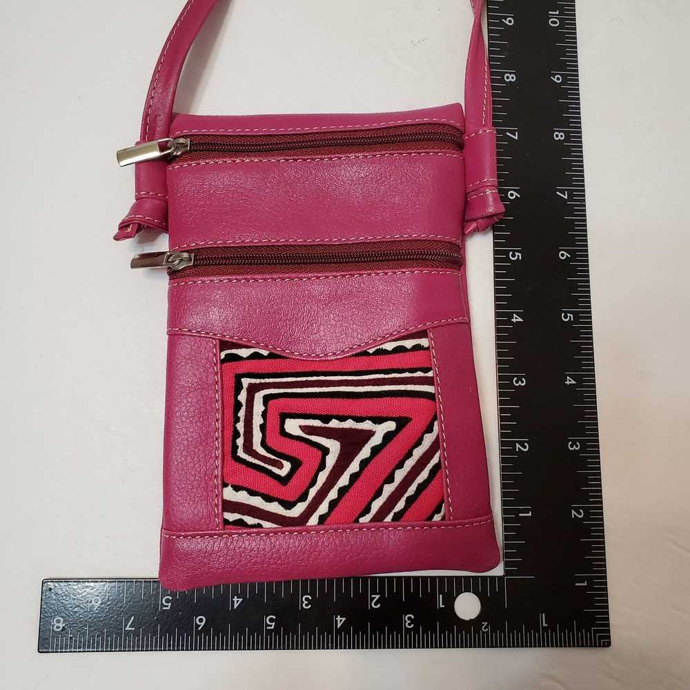 Other Handmade Fuchsia Leather Crossbody Bag from… - image 7