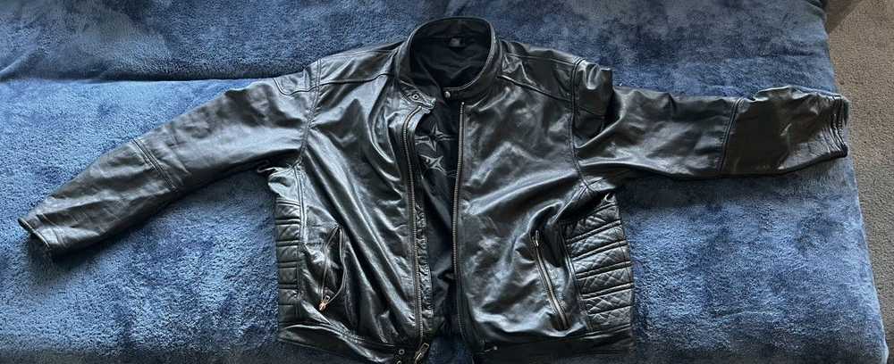Harley Davidson 2XL Harvey Davidson Leather Jacket - image 1