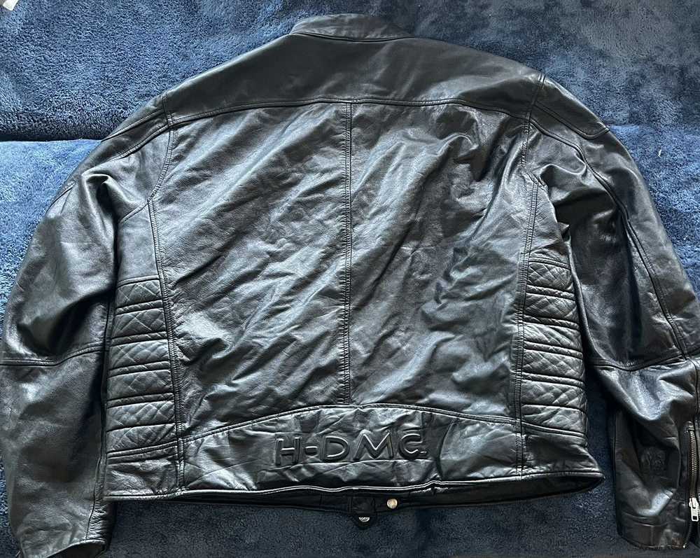 Harley Davidson 2XL Harvey Davidson Leather Jacket - image 4