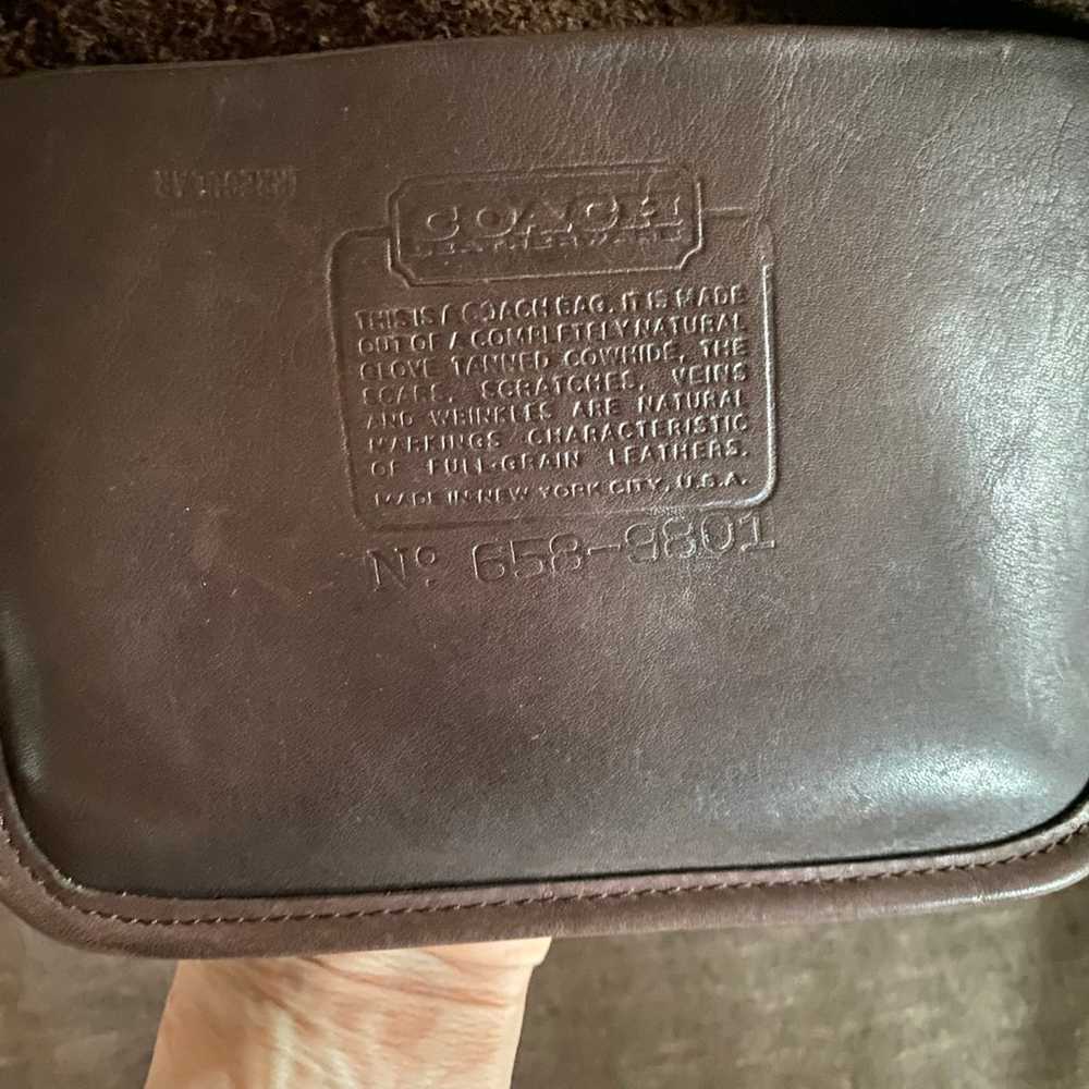 Vintage leather coach purse - image 6