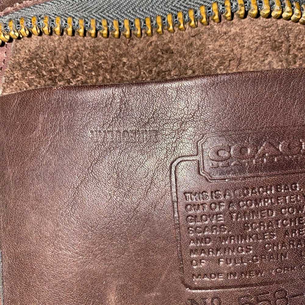 Vintage leather coach purse - image 7