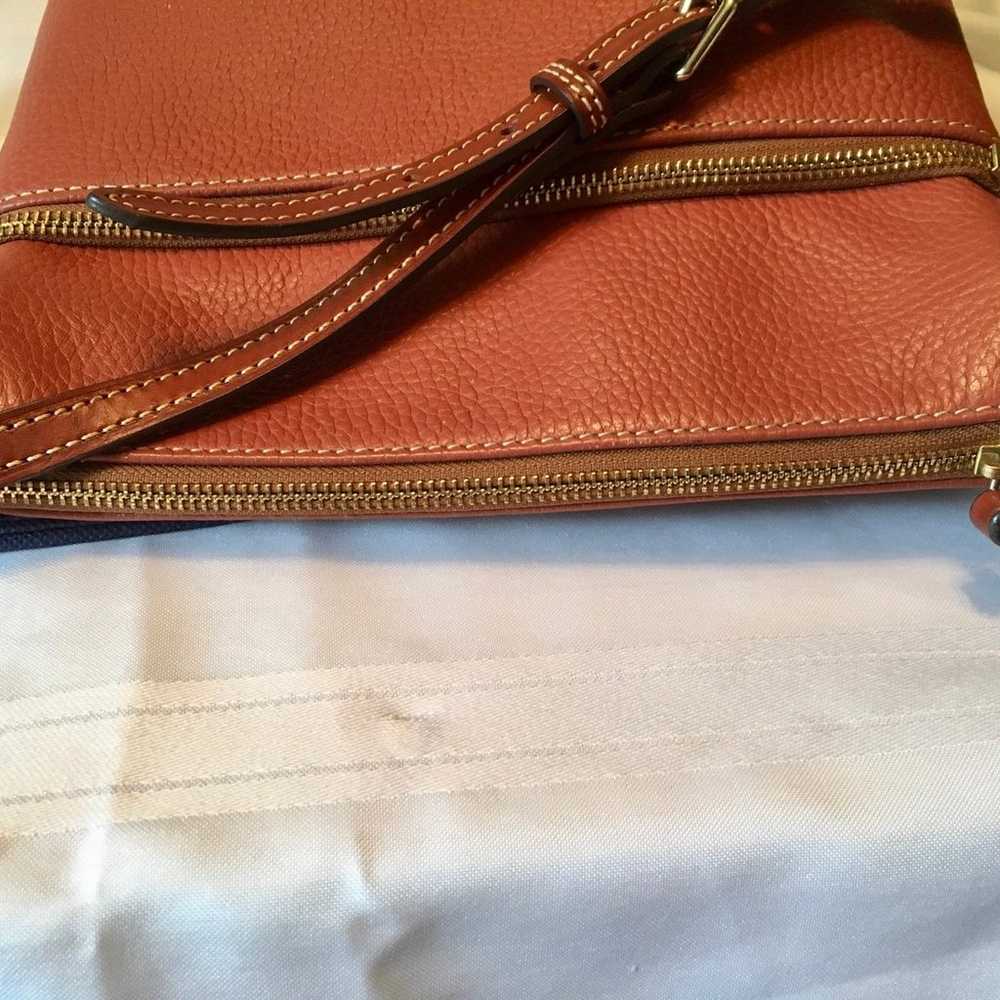 Dooney and Bourke Pebble Leather Letter Carrier -… - image 6