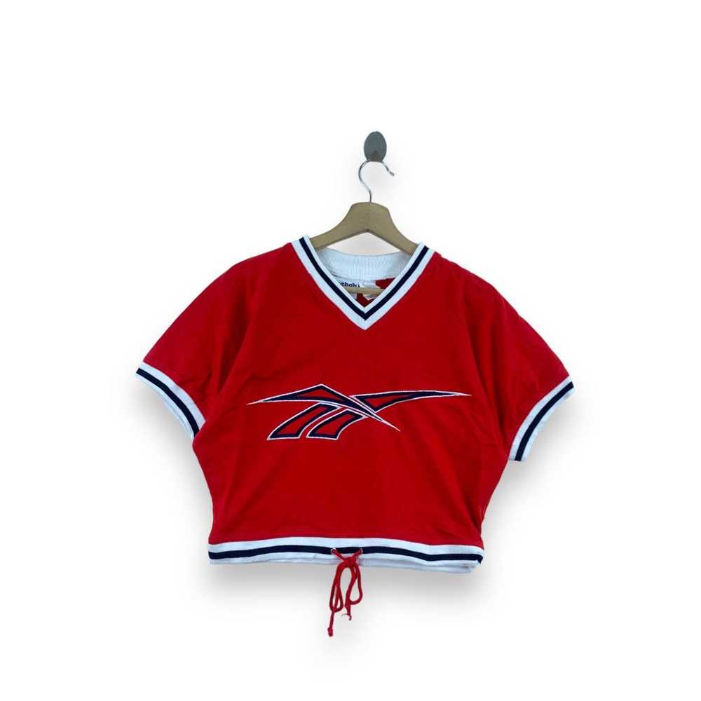 Reebok Vintage REEBOK SPORTSWEAR Cropped Top Swea… - image 1