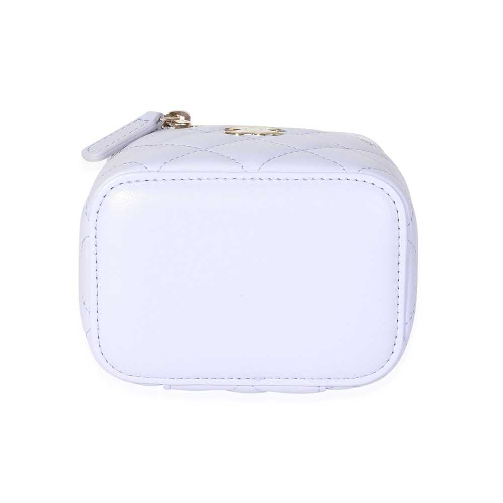 Chanel Chanel Lavender Lambskin Vanity Bag with C… - image 7