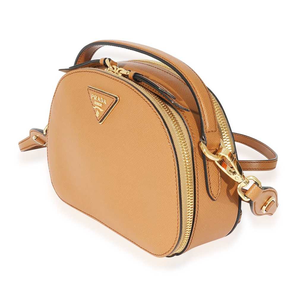 Prada Prada Brown Saffiano Odette Bag - image 2