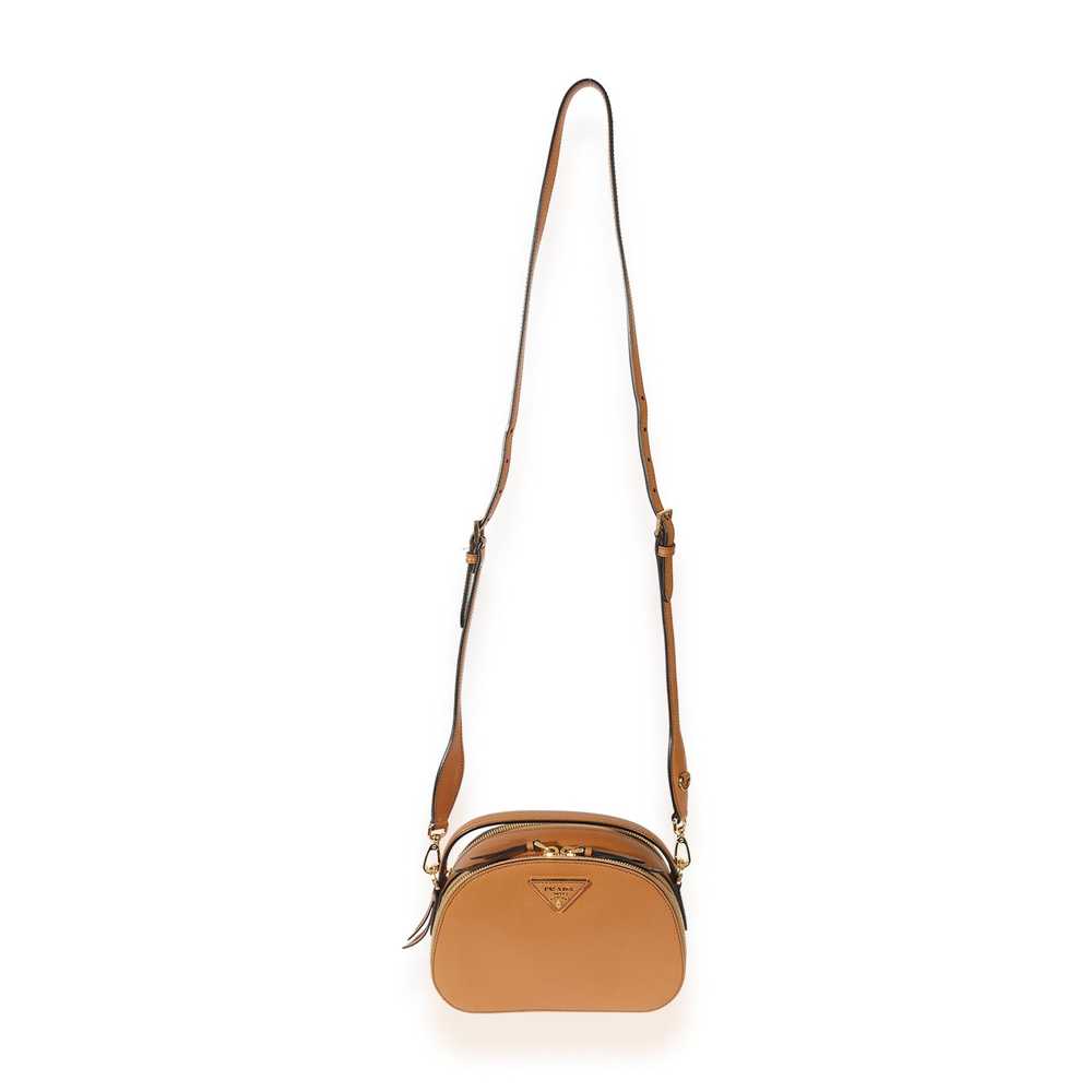 Prada Prada Brown Saffiano Odette Bag - image 4