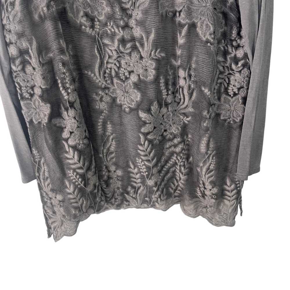 Other Soft Surroundings Women Large Grey Floral A… - image 3