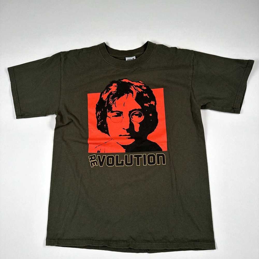 Vintage Vintage 90s John Lennon Revolution Shirt … - image 1