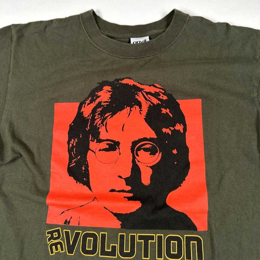Vintage Vintage 90s John Lennon Revolution Shirt … - image 2