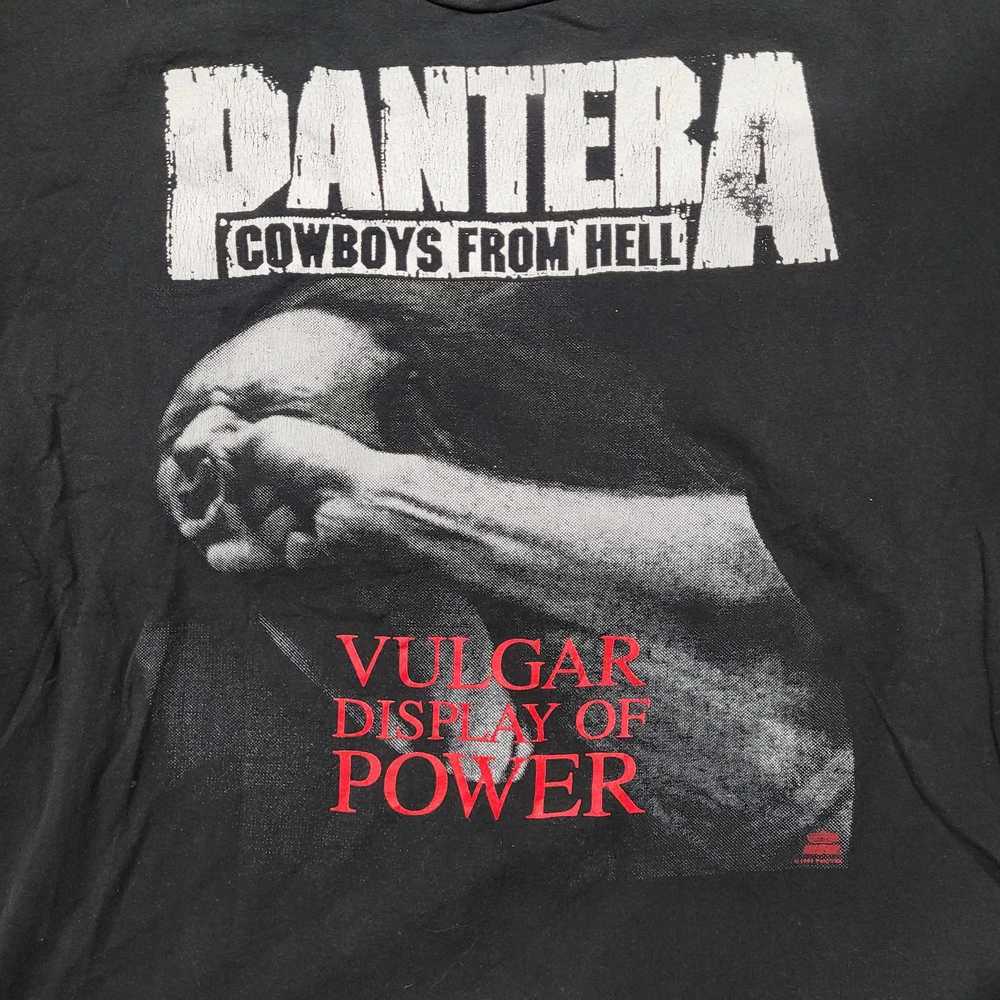 Band Tees × Vintage Pantera Vulgar Display of Pow… - image 2