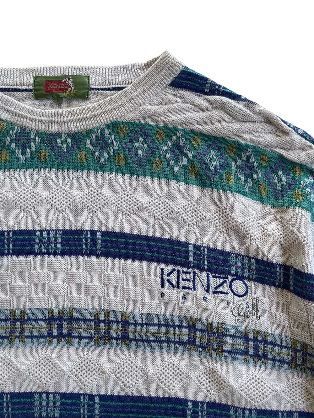 Designer × Kenzo Kenzo Paris Golf Printed Sweater… - image 5