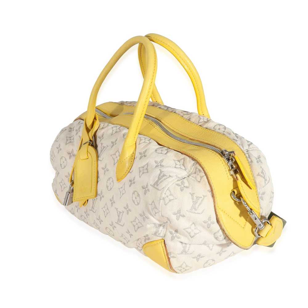 Louis Vuitton Louis Vuitton Jaune Monogram Denim … - image 2