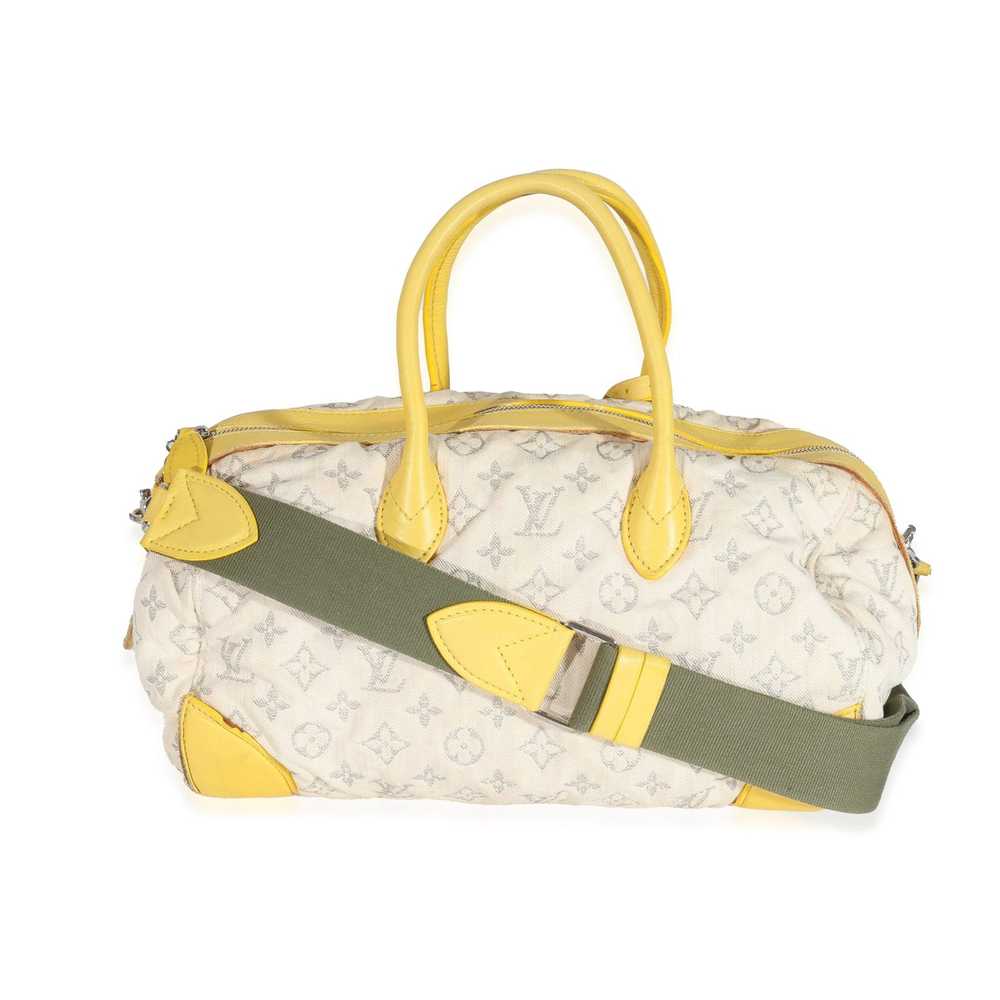 Louis Vuitton Louis Vuitton Jaune Monogram Denim … - image 3