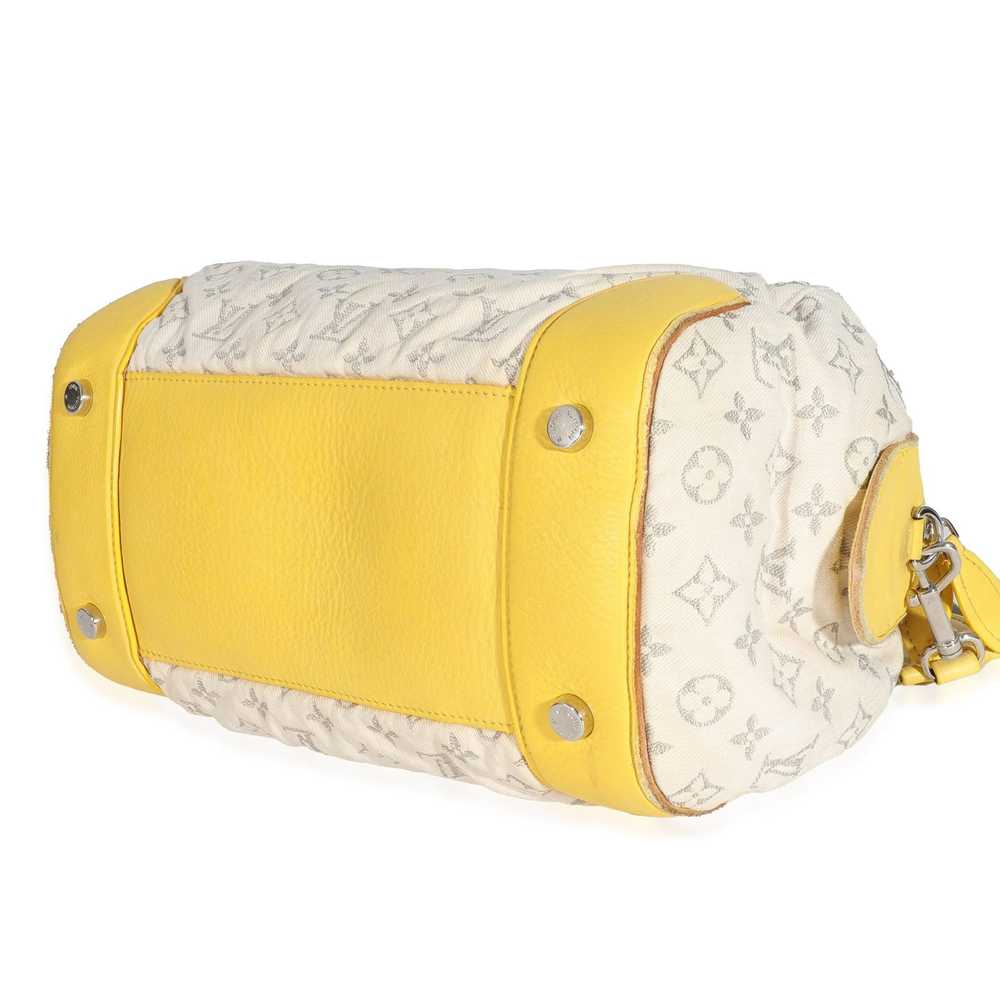 Louis Vuitton Louis Vuitton Jaune Monogram Denim … - image 7